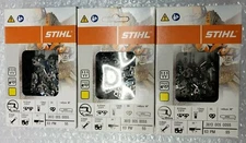  3 Pack 3613 005 0055 NEW STIHL CHAINSAW CHAIN 3/8" 16" 55DL .050 63PM 55