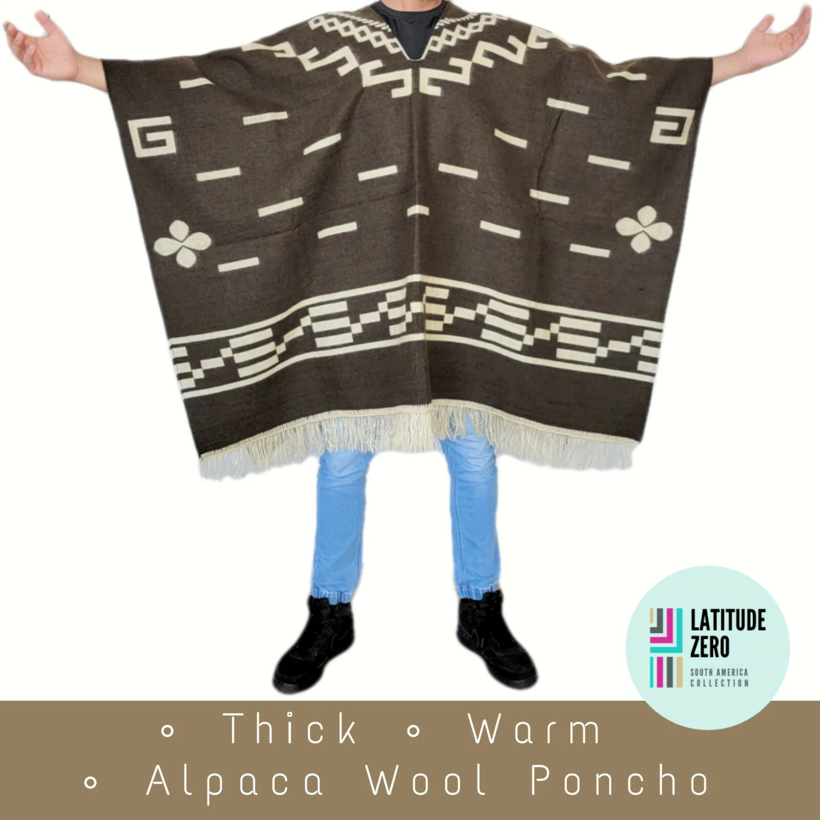 Clint Eastwood Poncho | replica | alpaca wool poncho | handmade wool man poncho image 5