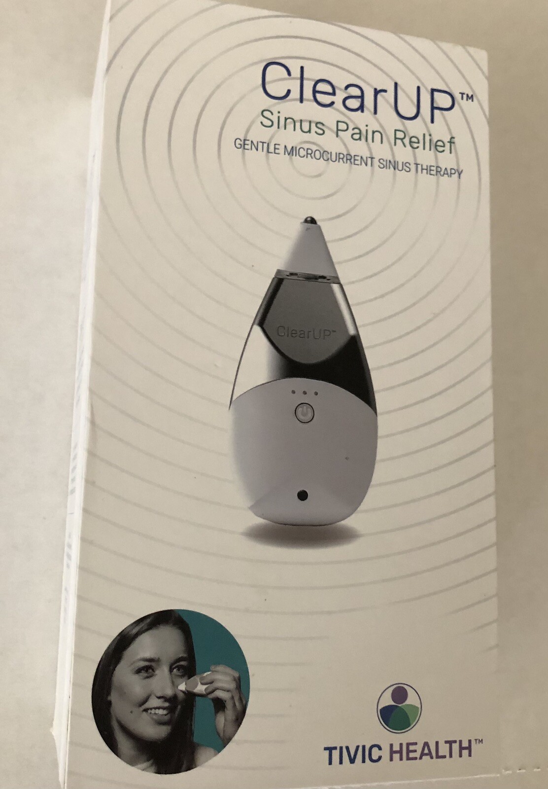 Tivic Health ClearUp Sinus Pain Relief Advanced Microcurrent Treatment