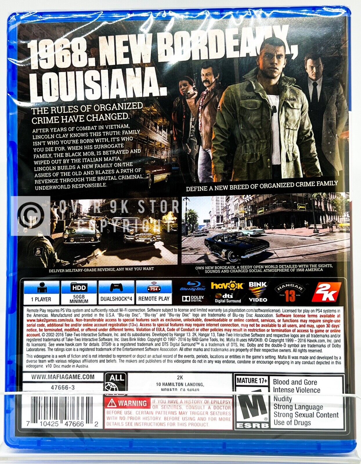 Mafia III (2016, Playstation 4, Box Set) - Discogs