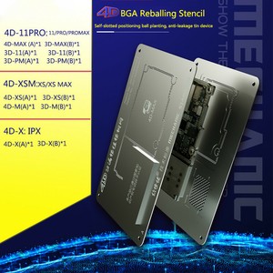 MECHANIC 4D BGA Reballing Stencils Kit For iPhone IC Chip