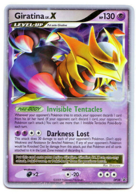 POKEMON • Giratina Lv X LIV X CROMATA RARA HOLO ULTRA RARA 130HP