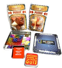 Brainteaser Challenge Game Lot Retro Travel Puzzles Favorites