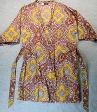 VTG 1970s MENS BATH ROBE PAISLEY PRINT SEARS THE MENS STORE ONE SIZE FITS ALL