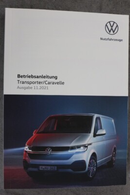 VW Transporter  Caravelle T6,1 Betriebsanleitung 11-2021 Ohne Einträge UNBENUTZT