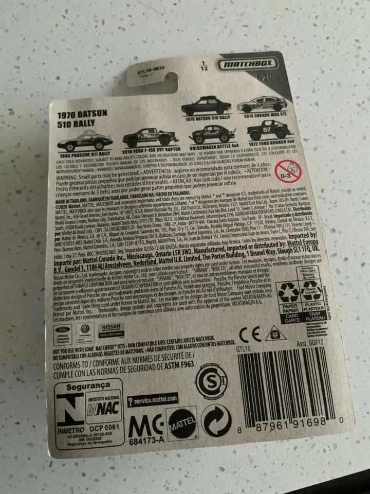 matchbox off road rally series 1970 datsun 510 rally 1/12 A84 - Image 2 of 2