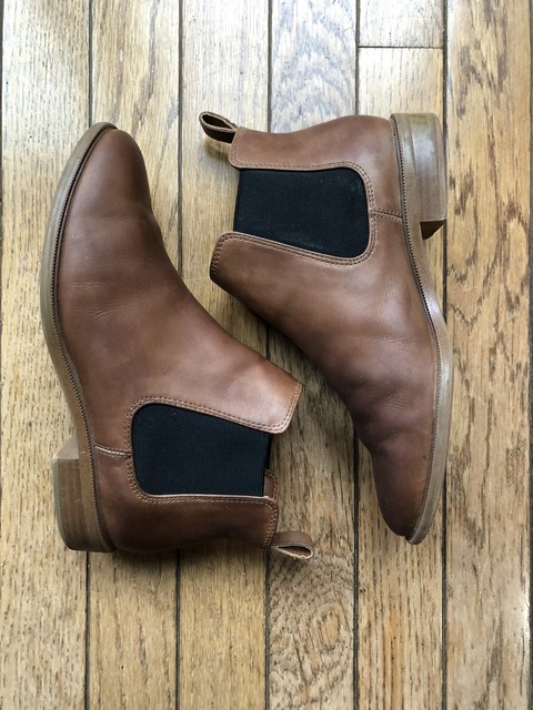clarks leather chelsea boots
