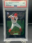 2011 Bowman Chrome Mike Trout Rookie #101 Angels PSA 9