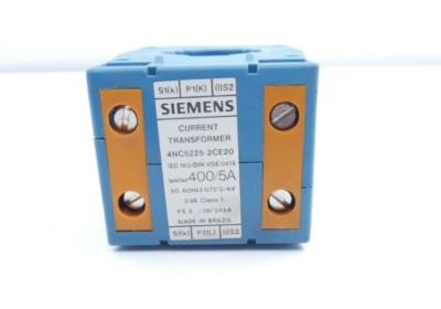 Siemens Current Transformer 4NC5225-2CE20  400/5A