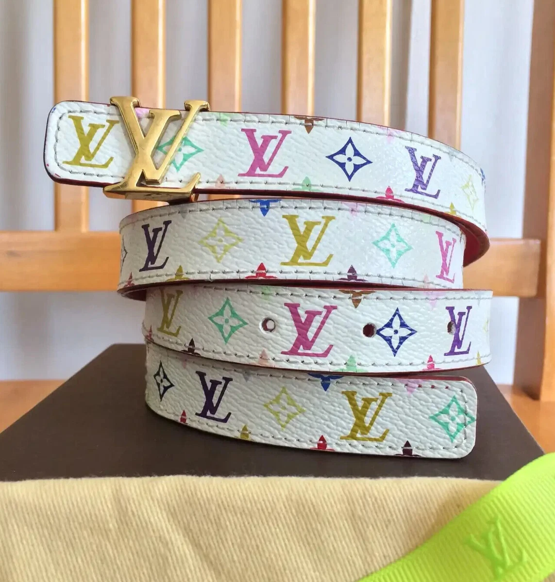 vuitton multicolor belt