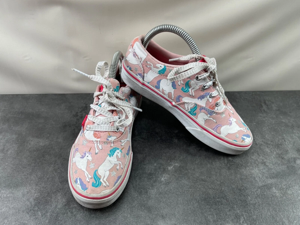 Vans OTW OFF the Wall Unicorn Youth Girls Kids Shoes Pink 2M Skateboard Sneakers