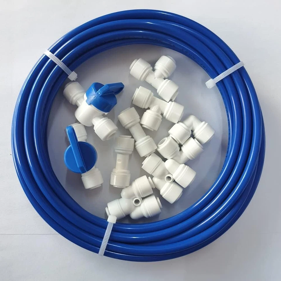 High-Density Polyethylene 32ft RO Water Tube & 10 Connectors - Safe & Durable - Image 4 of 4