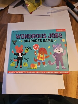 Wondrous Jobs Charades Game by Galison Mudpuppy
