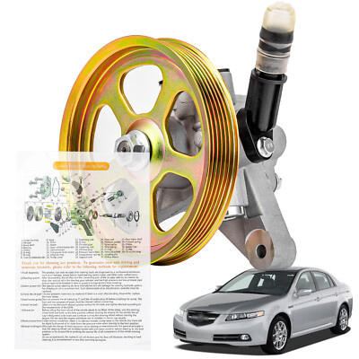 #ad Power Steering Pump w Pulley For 2004 08 Acura TL 3.2L Honda Pilot 3.5L 21 5441 $64.95