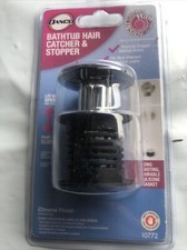 2 New DANCO Bathtub Hair Catcher Strainer Stopper 10772 FITS MOST 1.5" DRAINS