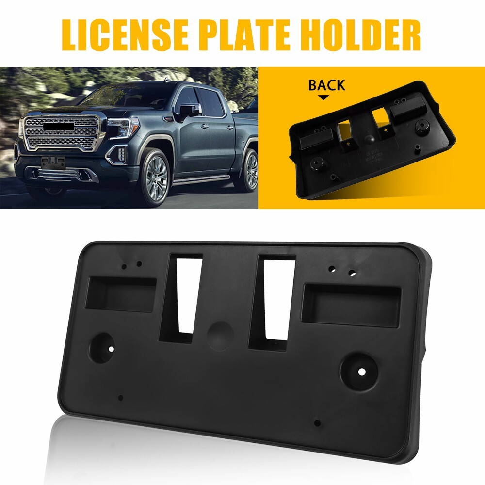 2019-2022 GMC Sierra 1500 Front Bumper License Plate Bracket Kit