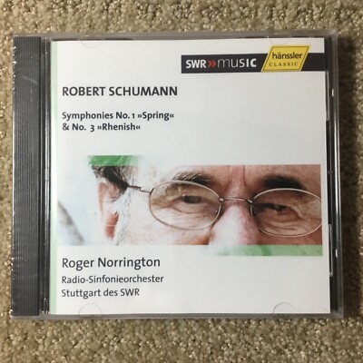 Robert Schumann Symphonies No.1 Spring & No.3 Rhenish CD New & Sealed