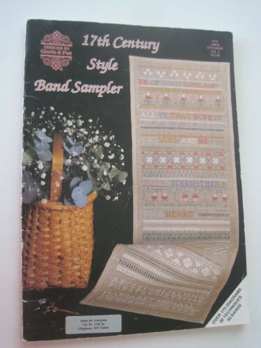 17th Century Style Band Sampler Book Strengthen Your Heart 1992 - Picture 1 of 3