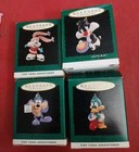Lot of 4 Hallmark Looney Tunes Tiny Toon Adventures Keepsake Miniature Ornaments