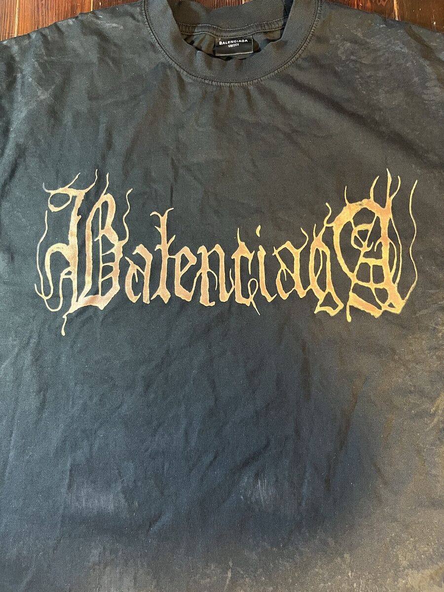 Balenciaga Heavy Metal Graphic Long Sleeve Size Large | eBay Balenciaga Heavy Metal Graphic Long Sleeve Size Large | eBay