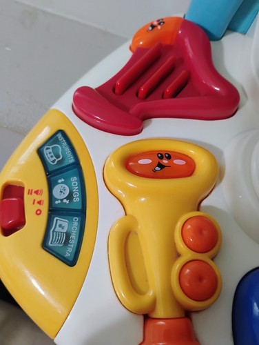 HTF Vintage Chicco Musical Sing N Learn Orchestra Instrument Toy WORKS - Picture 2 of 13