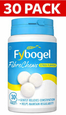 Image of Fybogel Fibre Chews for Constipation Relief, Citrus Flavour Chewable Fibre 30-
