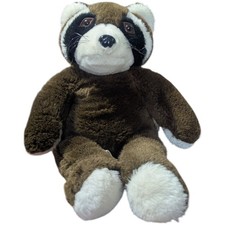 16" Cuddly Soft Raccoon Plush Pawsenclaws Co with a gift inside it
