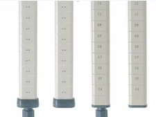 Metro METROMAX Mx63up Wire Shelf Post 63"H, Polymer Set Of 4 New In Box 1652 1A