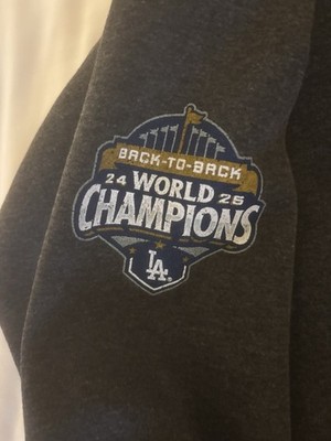 Los Angeles Dodgers Back to Back Champions Hoodie Stadium Giveaway