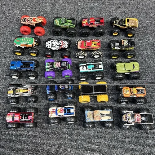 Hot Wheels Monster Jam Truck Lot x20 Diecast Big Wheels Bundle Mattel Loose