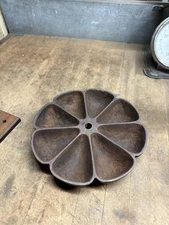 Antique Old Blacksmith Cobbler Cast Iron Nail Bolt Hardware Bin Caddy Tool USA