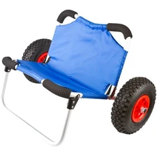 Elevate Outdoor KC-DOLLY-SEAT Hybrid Wide Hull Kayak and Canoe Dolly Cart with