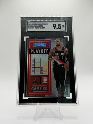 2020-21 Panini Contenders - Damian Lillard #17 Playoff Ticket /249
