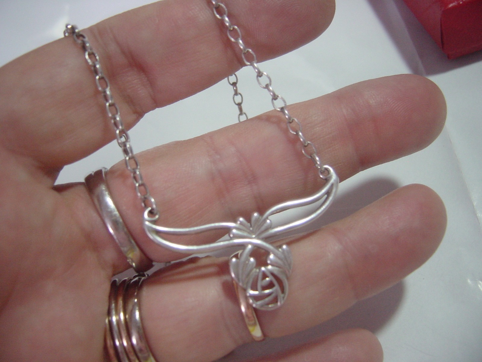 vintage solid silver hand made rene mackintosh de… - image 8