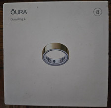 Oura Ring 4 - Smart Ring Gen 4 - Gold - Size 8 New