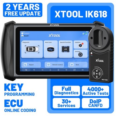 2026 New XTOOL IK618 Key Fob Programmer OBD2 Scanner IMMO Coding Diagnostic Tool