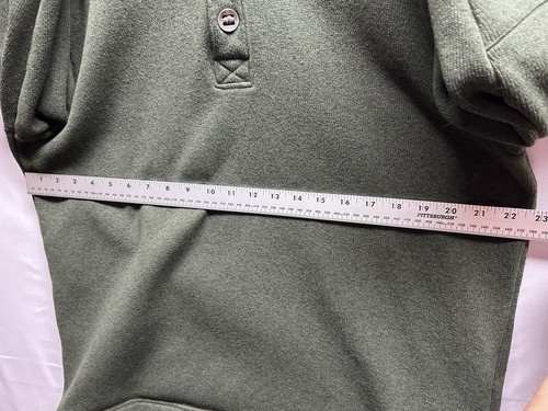 Under Armour Sweatshirt Mens L Green Pullover Sweater Henley Cold Gear Storm - Picture 6 of 7