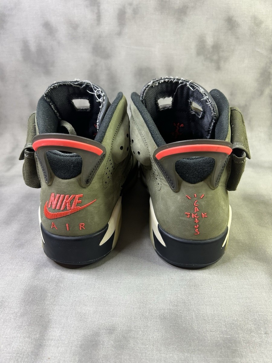 Size 8 - Jordan 6 Retro x Travis Scott Mid Olive 193150605345| eBay