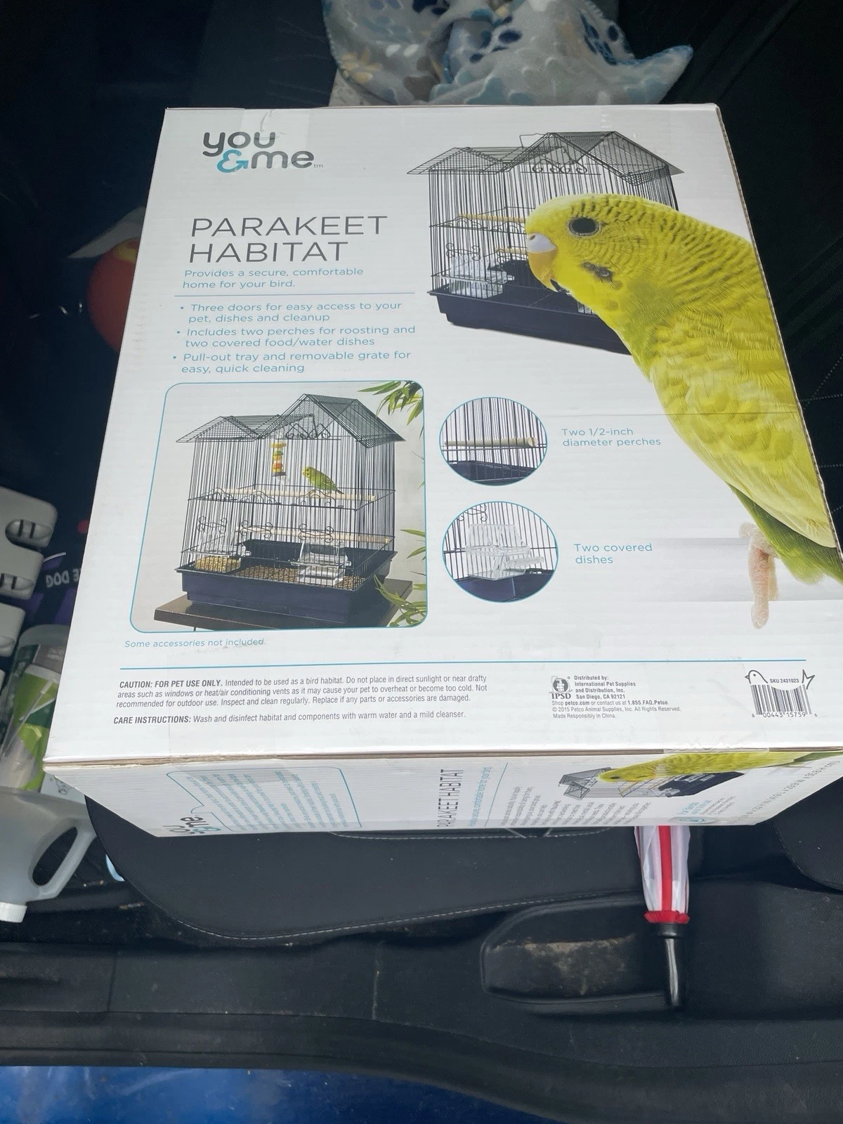 You & Me parakeet habitat bird cage NIB
