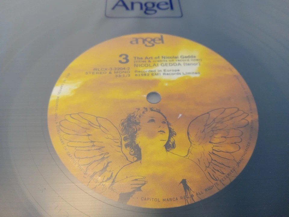 The Art of Nicolai Gedda, 3x LP Box Set w/ Book, EMI Angel Stereo/Mono RLCX-3204 - Image 4 of 4