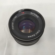CONTAX KYOCERA Single Focus Lens CARL ZEISS PLANAR T 50MM F1.7 Junk Used
