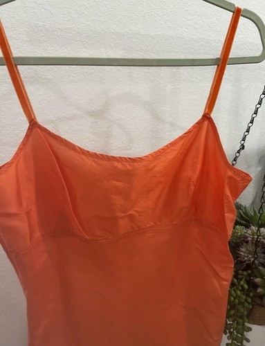Vestido sin Mangas Dosa Seda Naranja Talla 3 (artículo 12.5) - Imagen 2 de 7