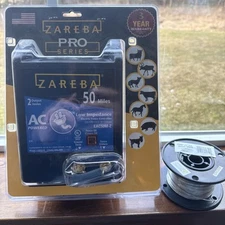 Zareba Electric Fence Chargers 11.80"X4.8"X9.4" Energizer Heavy Duty W/350’ Wire