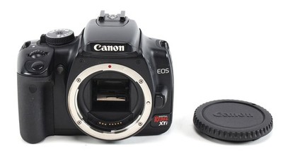 Canon EOS Rebel XTI DSLR Camera Body, Black {10.1MP} BODY ONLY (Parts/Repair)