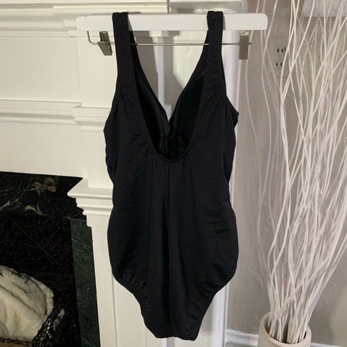 16DDD Lands End Tuta Sottile Nero Controllo Pancia Nero - Foto 4 di 5