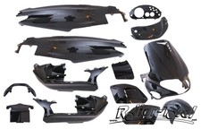 Kit De Carénage Noir Métallique 15 Pièces Gilera Runner 50-200 Jusqu'À 2005