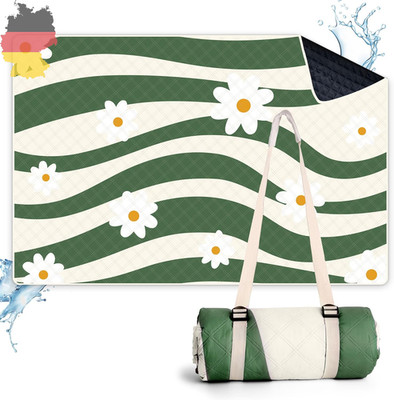 Stranddecke wasserdicht & waschbar, portable Picknickdecke 200x300 cm