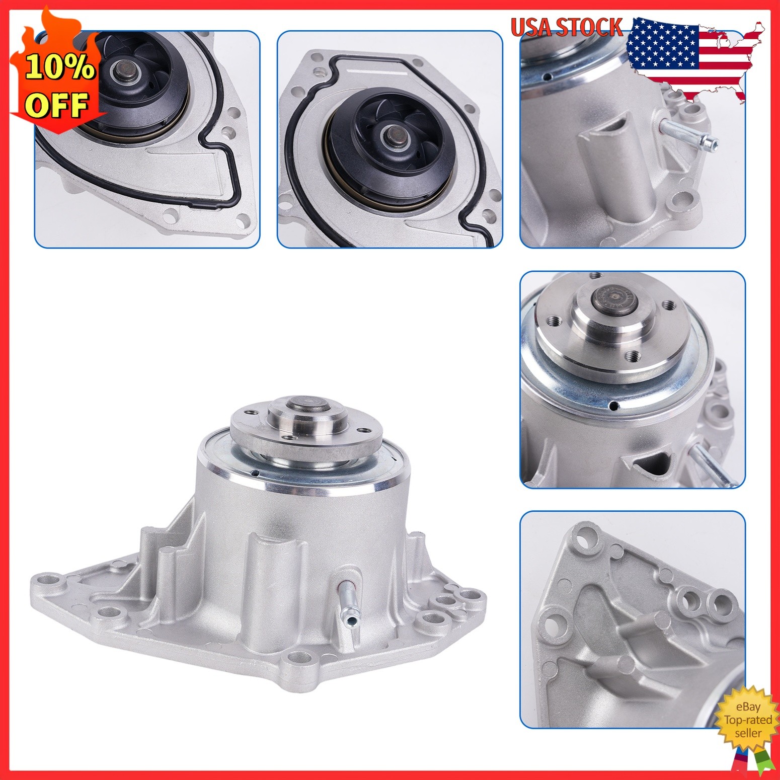 Bentley Bentayga Speed 2017-2020 Water pump with housing P/N 07P121008C