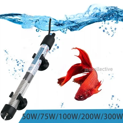 1x Aquarium Marine Fish Tank Heater Rod Submersible Temp Water Thermostat Tool - Image 1 of 4