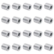 20pcs Aluminum Spacer 5mm Bore x 10mm OD x 10mm Length Screw Standoff Bushing